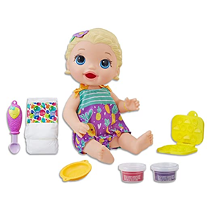 عروسک بیبی الایو مدل Baby Alive Snackin Lily-اسباب بازی